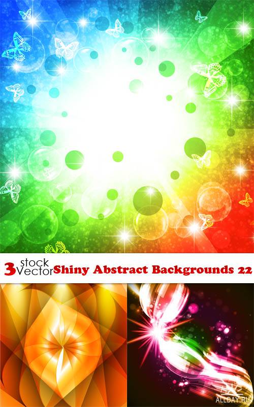 Vectors - Shiny Abstract Backgrounds 22