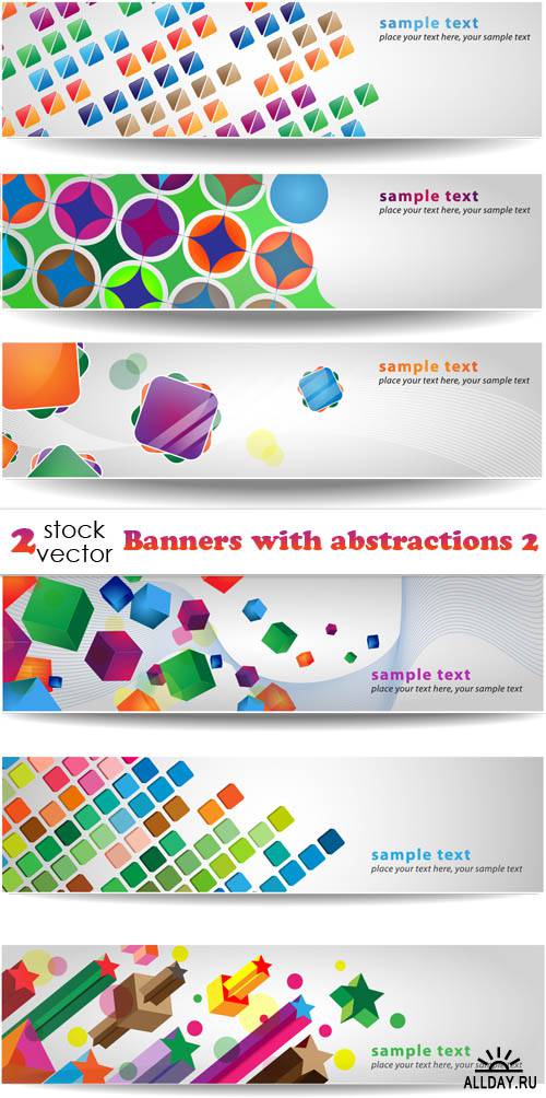   - Banners with abstractions 2