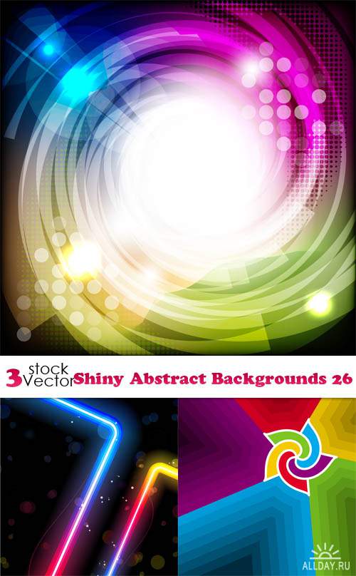 Vectors - Shiny Abstract Backgrounds 26