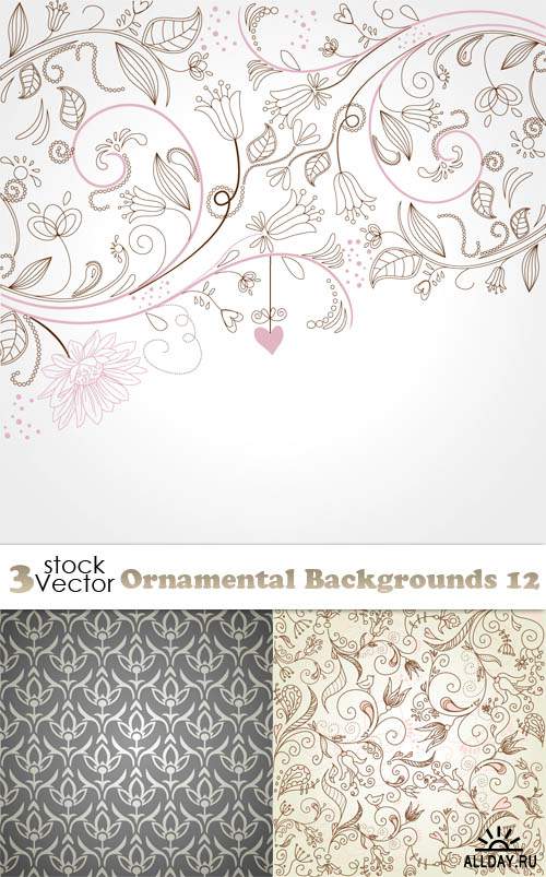 Vectors - Ornamental Backgrounds 12