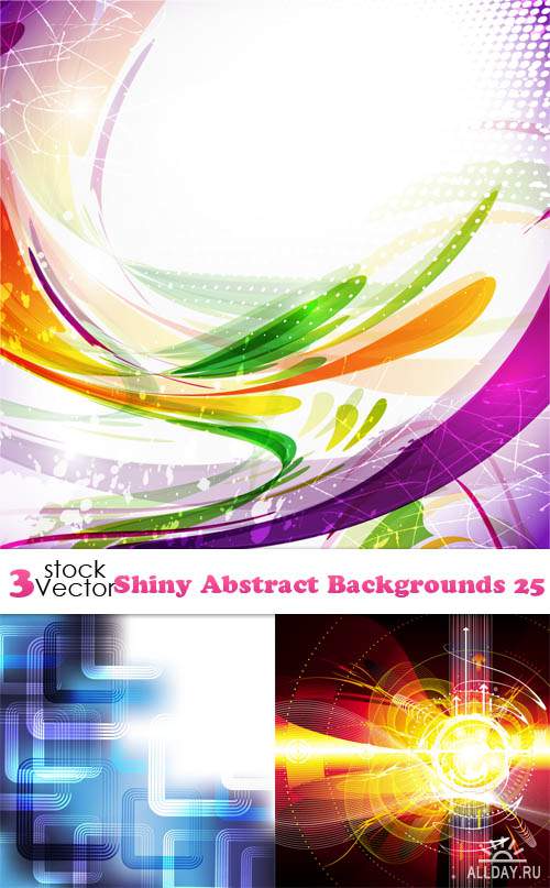 Vectors - Shiny Abstract Backgrounds 25