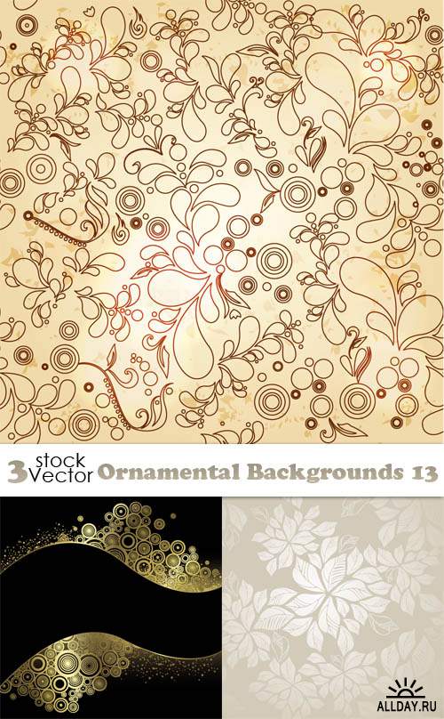 Vectors - Ornamental Backgrounds 13