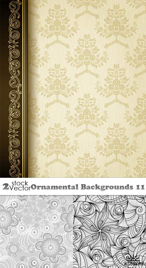 Vectors - Ornamental Backgrounds 11