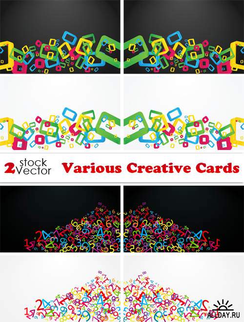 Vectors - Various Creative Cards