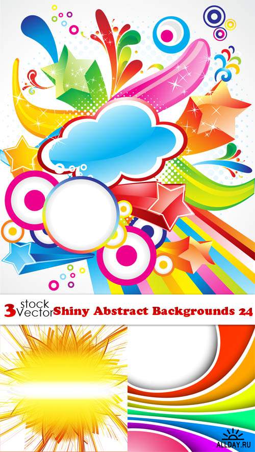 Vectors - Shiny Abstract Backgrounds 24