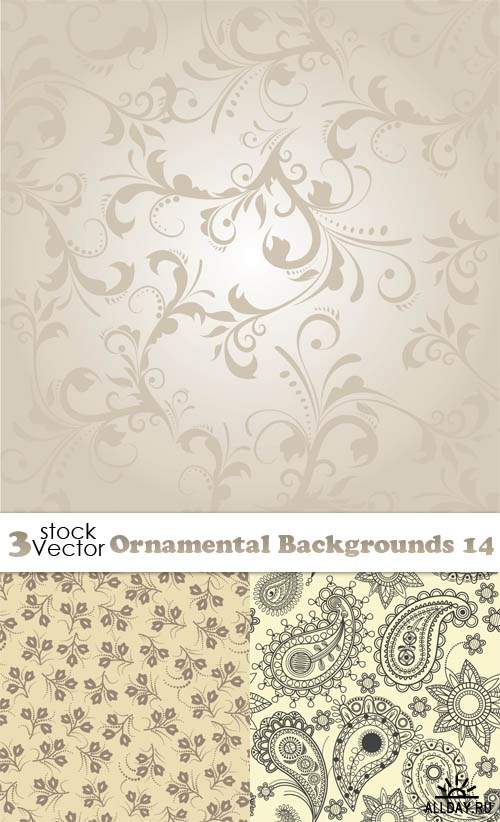 Vectors - Ornamental Backgrounds 14