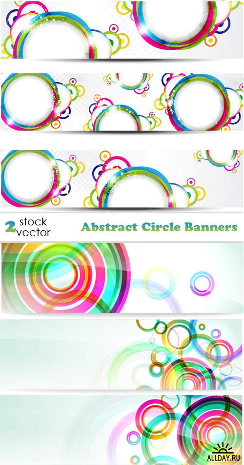   - Abstract Circle Banners