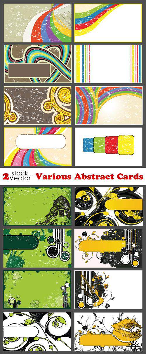 Vectors - Various Abstract Cards