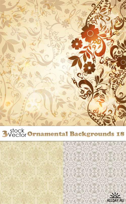 Vectors - Ornamental Backgrounds 18