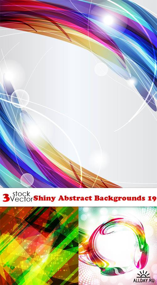 Vectors - Shiny Abstract Backgrounds 19