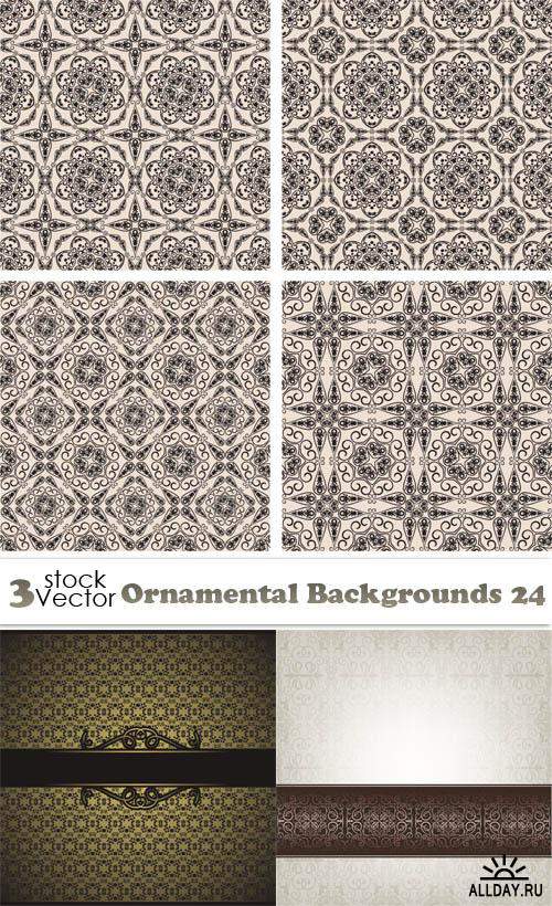 Vectors - Ornamental Backgrounds 24