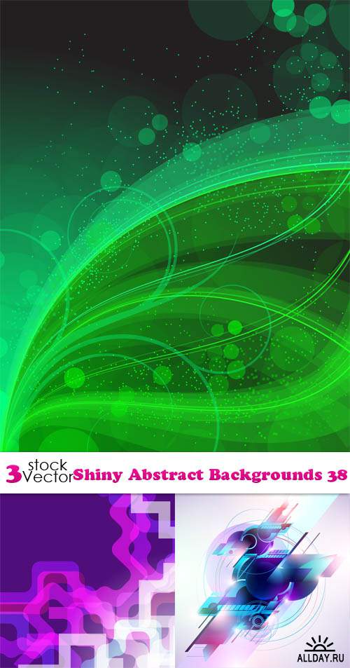Vectors - Shiny Abstract Backgrounds 38
