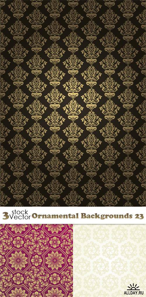Vectors - Ornamental Backgrounds 23