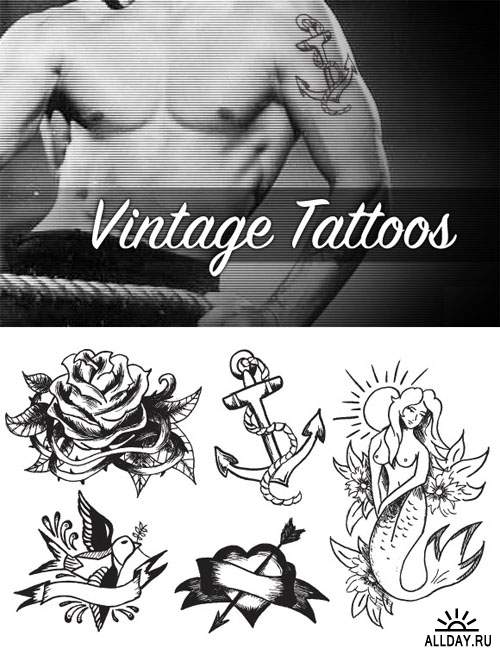 WeGraphics - Vintage Tattoo Vectors