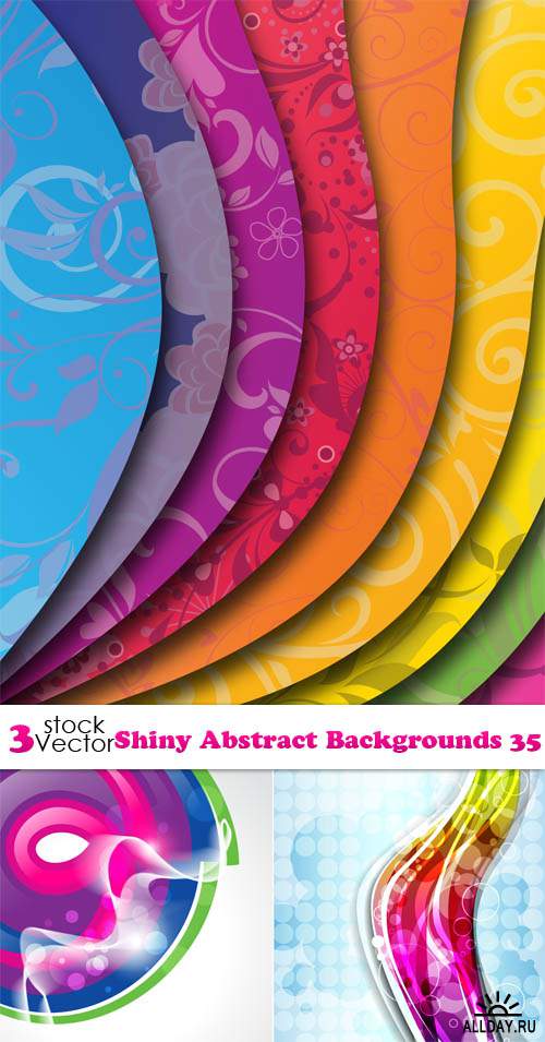 Vectors - Shiny Abstract Backgrounds 35