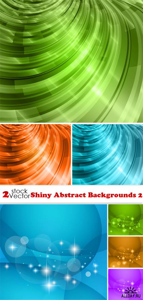 Vectors - Shiny Abstract Backgrounds 2