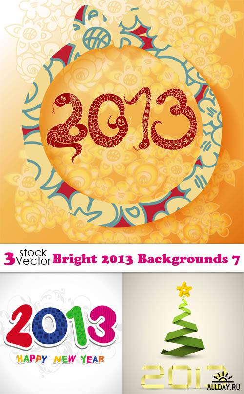 Vectors - Bright 2013 Backgrounds 7