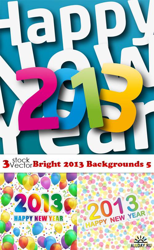 Vectors - Bright 2013 Backgrounds 5