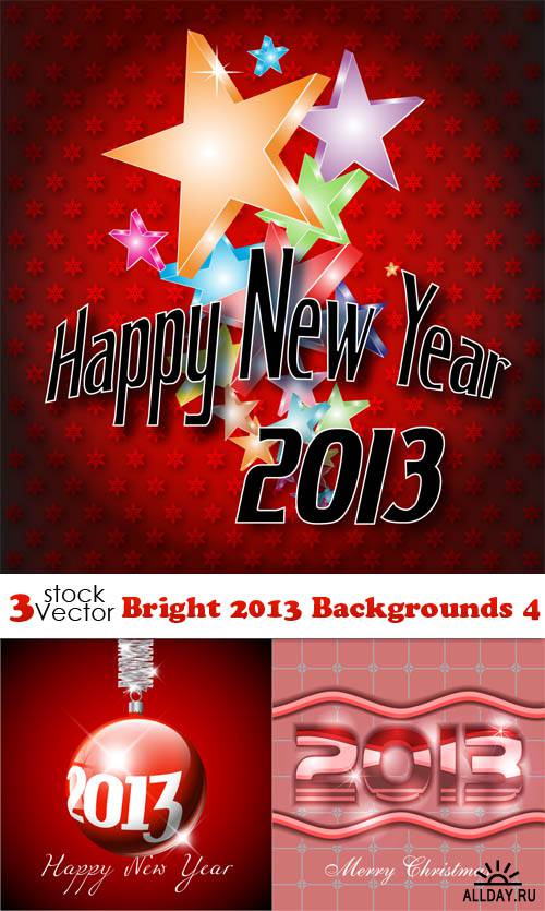 Vectors - Bright 2013 Backgrounds 4