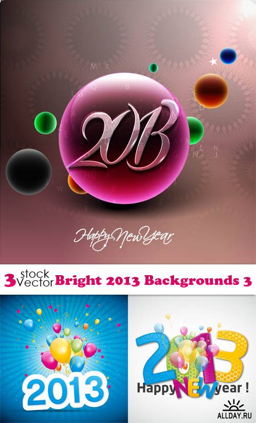 Vectors - Bright 2013 Backgrounds 3