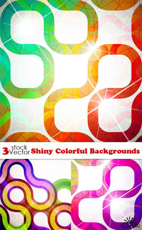 Vectors - Shiny Colorful Backgrounds