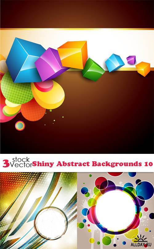 Vectors - Shiny Abstract Backgrounds 10