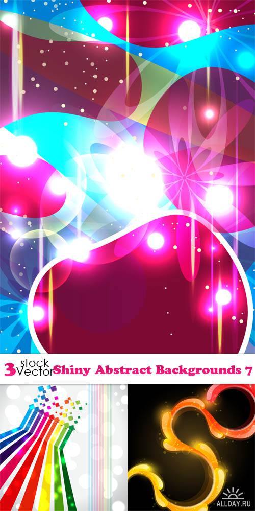 Vectors - Shiny Abstract Backgrounds 7
