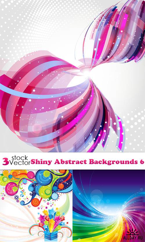 Vectors - Shiny Abstract Backgrounds 6