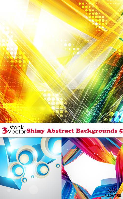 Vectors - Shiny Abstract Backgrounds 5
