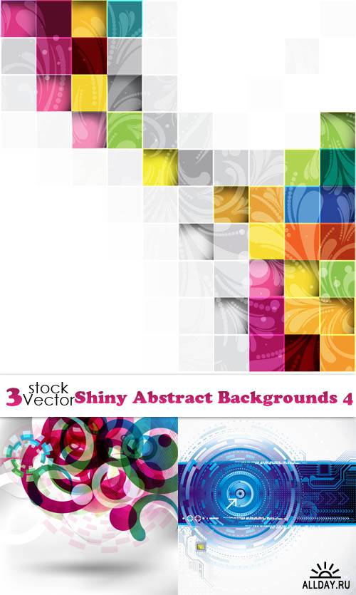 Vectors - Shiny Abstract Backgrounds 4