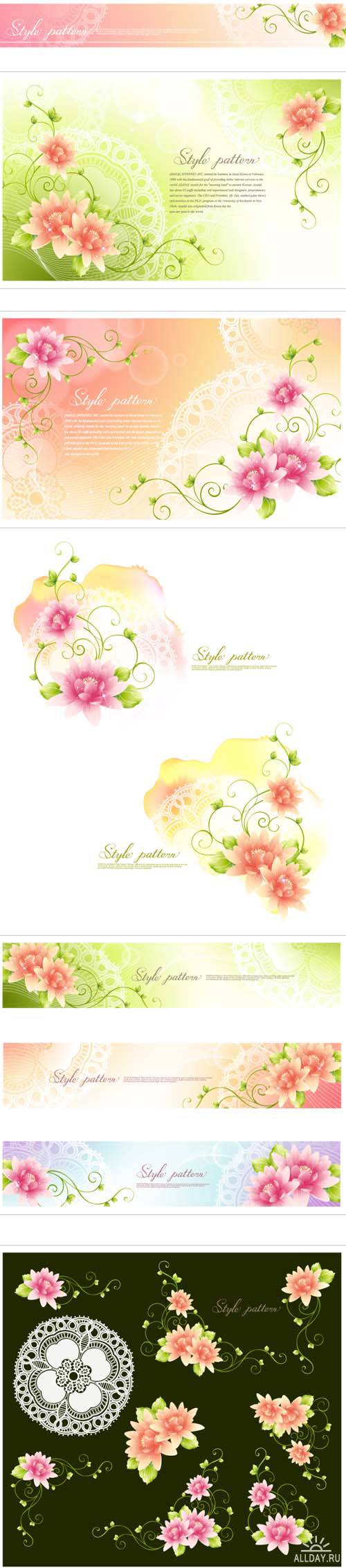 Spring Flower Style Patterns