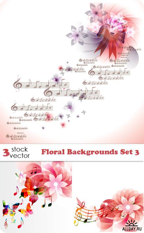   - Floral Backgrounds Set 3