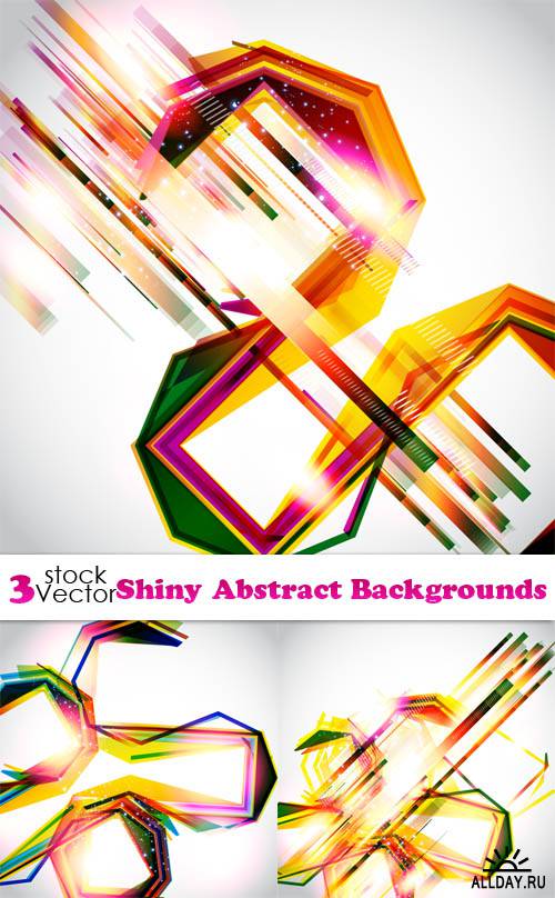 Vectors - Shiny Abstract Backgrounds