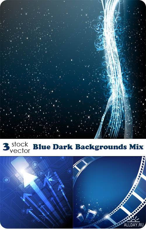   - Blue Dark Backgrounds Mix
