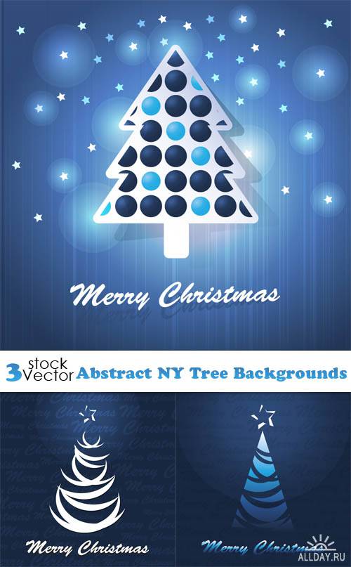 Vectors - Abstract NY Tree Backgrounds
