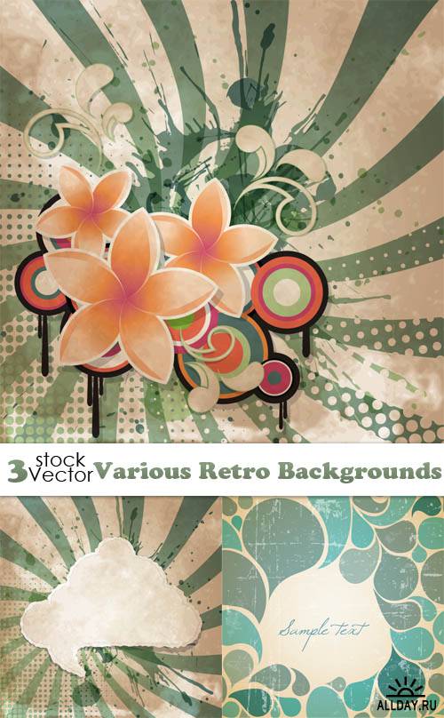 Vectors - Various Retro Backgrounds