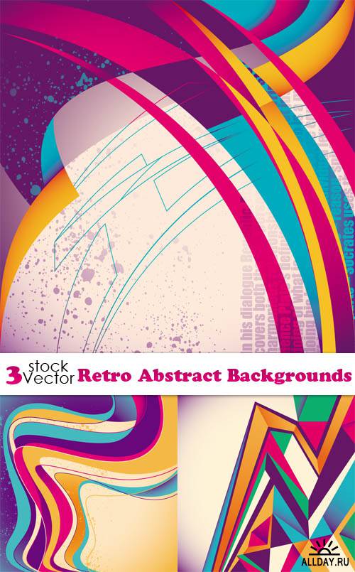 Vectors - Retro Abstract Backgrounds