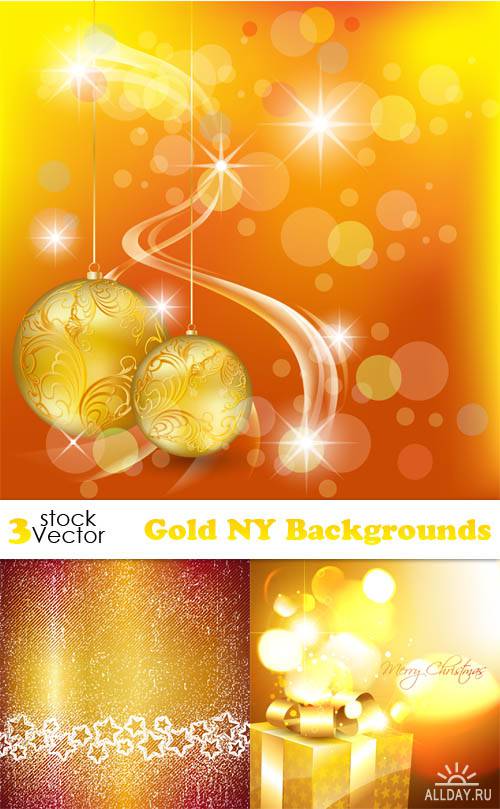 Vectors - Gold NY Backgrounds