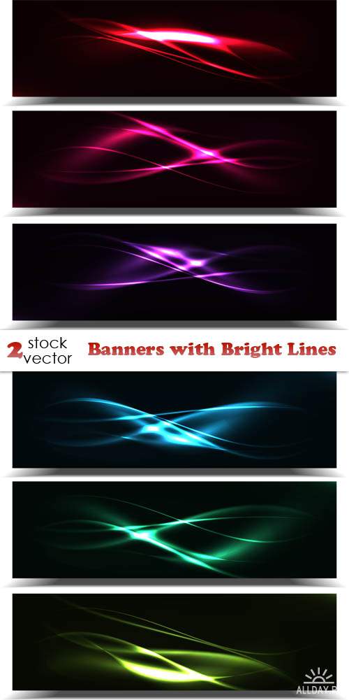   - Banners with Bright Lines