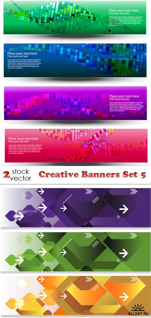   - Creative Banners Set 5