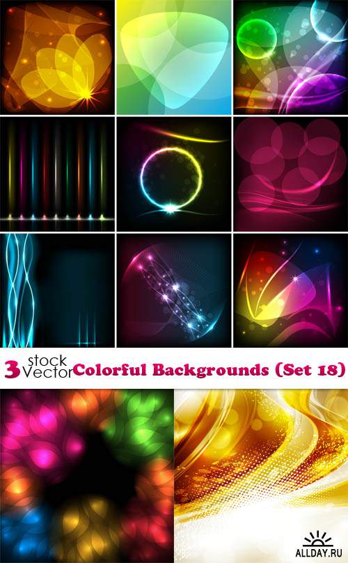 Vectors - Colorful Backgrounds (Set 18)