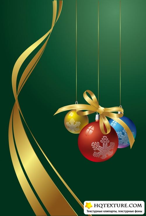 Vector - New Year and Christmas background Pack#3