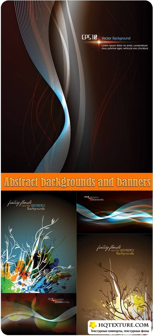 Abstract backgrounds and banners