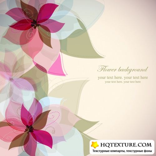 Stock : Abstract floral background 5