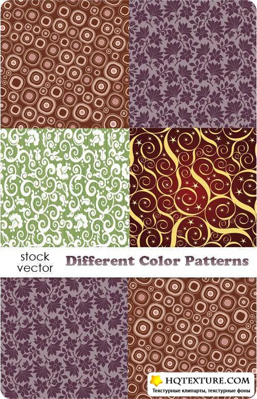 Векторный клипарт - Different Color Patterns