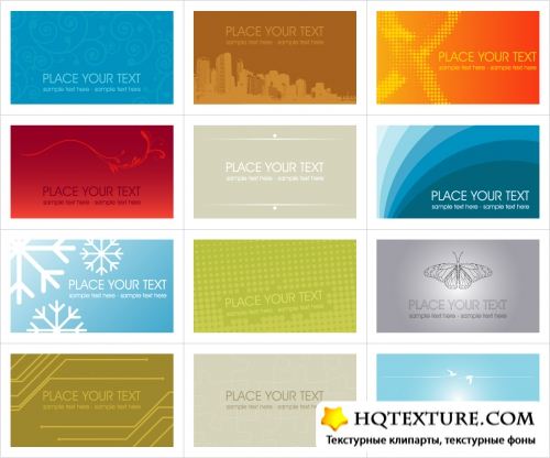 SS Business cards vectors