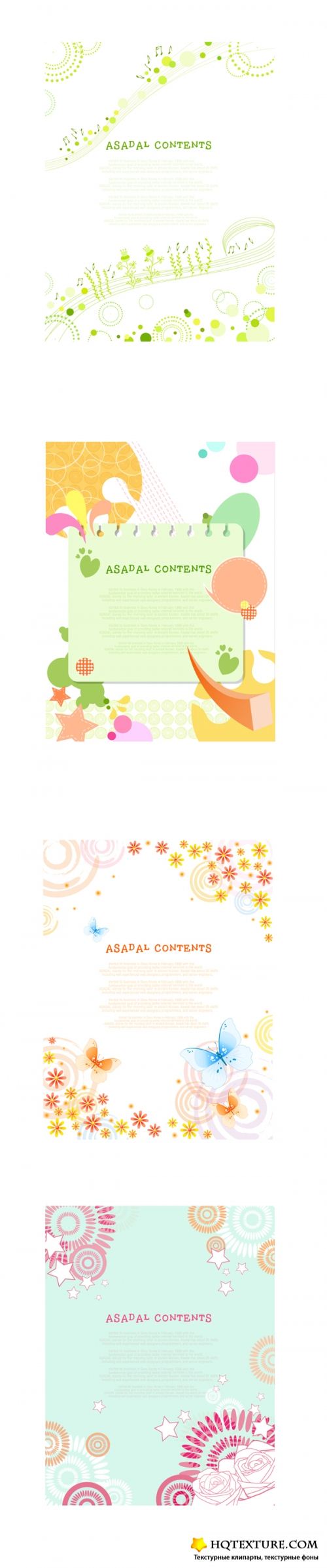 Spring vector backgrounds 2