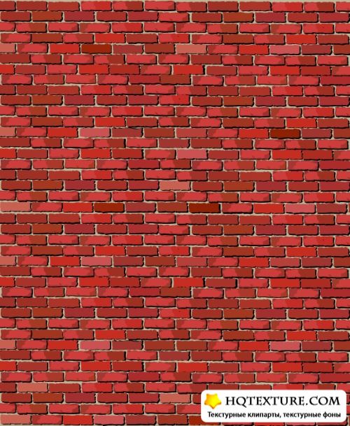 Stock Vector - Brick Wall 
