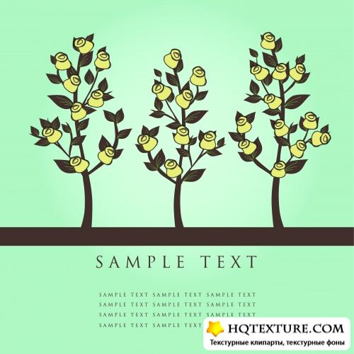 Stock Vector - Floral Templates