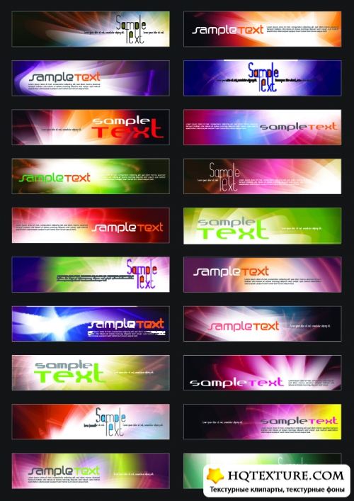 Web Banners Vector